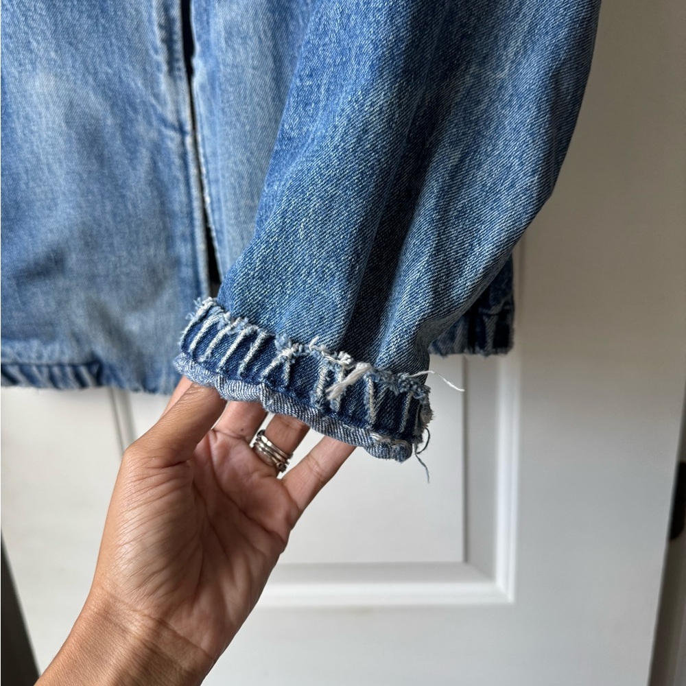 VINTAGE Polo by Ralph Lauren Denim Bomber Jacket - Picture 5 of 7